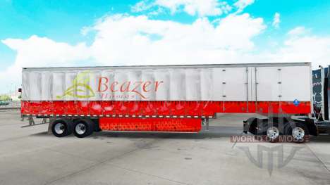 Haut Beazer Homes auf einen Vorhang semi-trailer für American Truck Simulator