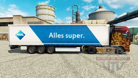 ARAL Haut für Anhänger für Euro Truck Simulator 2