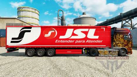 JSL Haut für Anhänger für Euro Truck Simulator 2