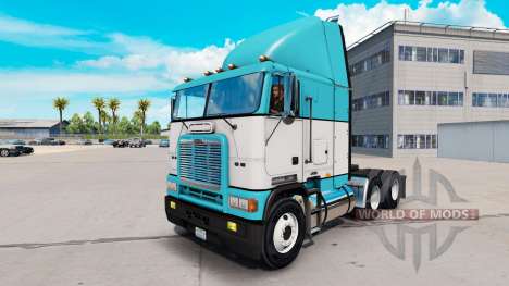 Haut Baby Blue truck Freightliner FLB für American Truck Simulator
