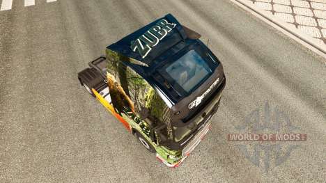 Zubr skin für Volvo-LKW für Euro Truck Simulator 2