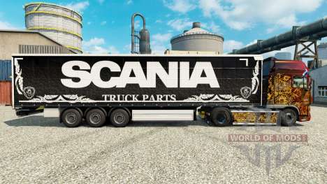 Skin-Scania-LKW-Teile dunkel, um halb für Euro Truck Simulator 2