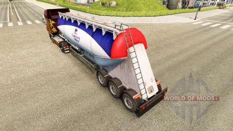 Skin Dangote Cement cement semi-trailer pour Euro Truck Simulator 2