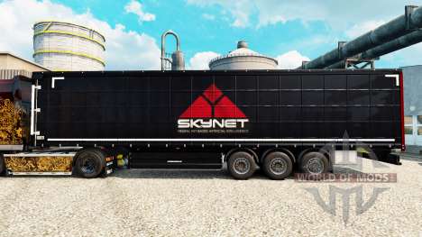 Skynet de la peau pour les remorques pour Euro Truck Simulator 2