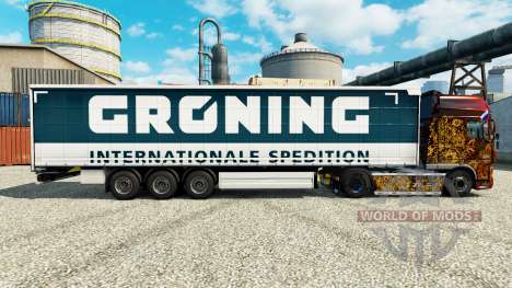 La peau Groening pour les remorques pour Euro Truck Simulator 2