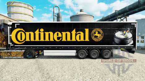 La peau Continental pour les semi-remorques pour Euro Truck Simulator 2