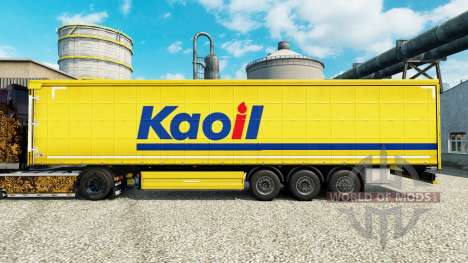 La peau Kaoil pour les remorques pour Euro Truck Simulator 2