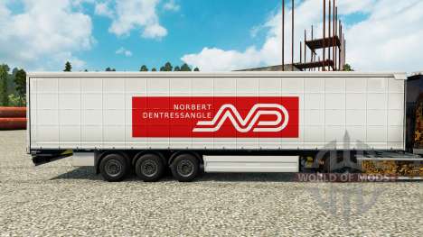 Norbert Dentressangle de la peau pour les remorq pour Euro Truck Simulator 2