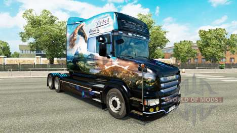 Grosse Freiheit peau pour Scania T camion pour Euro Truck Simulator 2