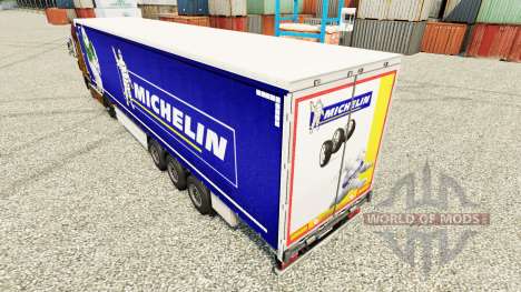 La peau sur les pneus Michelin semi-remorques pour Euro Truck Simulator 2