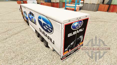 Haut Subaru semi für Euro Truck Simulator 2