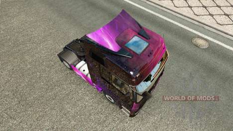 Haut Weltall auf die Sattelzugmaschine Mercedes- für Euro Truck Simulator 2