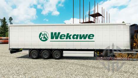 La peau Wekawe pour les remorques pour Euro Truck Simulator 2