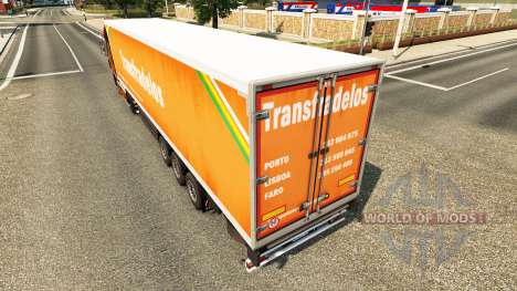 La peau Transfradelos pour les remorques pour Euro Truck Simulator 2