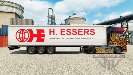 H. Essers de la peau pour les remorques pour Euro Truck Simulator 2