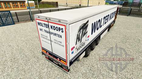 Wolter Koops Haut für Vorhangfassaden semi-trail für Euro Truck Simulator 2