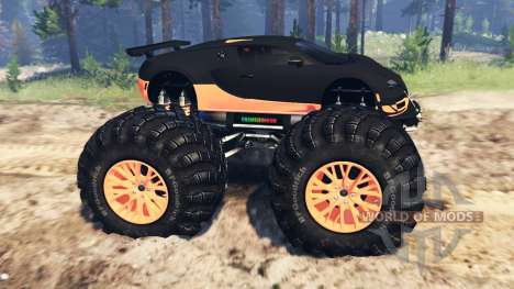 Bugatti Veyron SS [monster truck] für Spin Tires