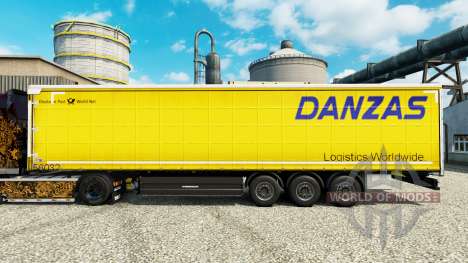 La peau Danzas de la Logistique pour les remorqu pour Euro Truck Simulator 2