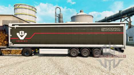 Skin Scania V8 semi für Euro Truck Simulator 2