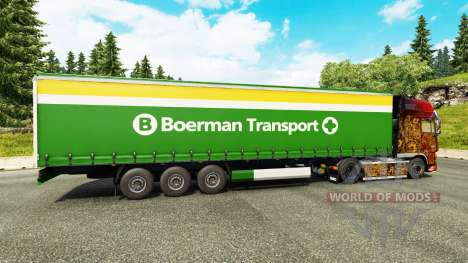 Haut Boerman Transport auf semi-Trailern für Euro Truck Simulator 2