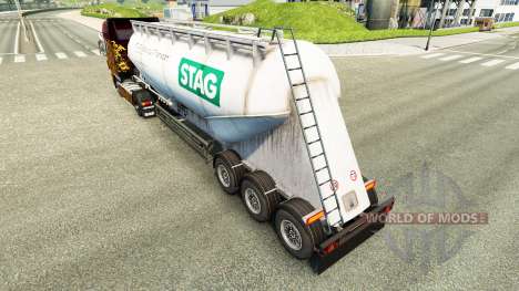 Haut STAG Zement semi-trailer für Euro Truck Simulator 2