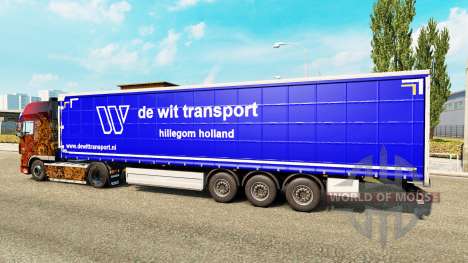 Haut De Wit Transport auf semi-Trailern für Euro Truck Simulator 2