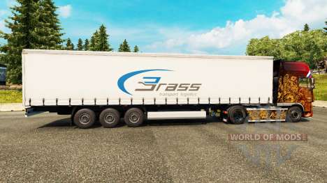 La peau en Laiton de la Logistique du Transport  pour Euro Truck Simulator 2
