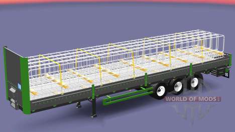 Semi-remorque plateau Kogel pour Euro Truck Simulator 2