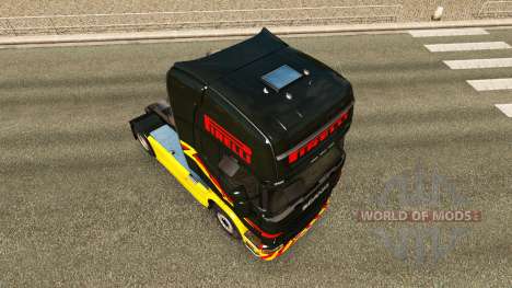 Pirelli peau pour Scania camion pour Euro Truck Simulator 2