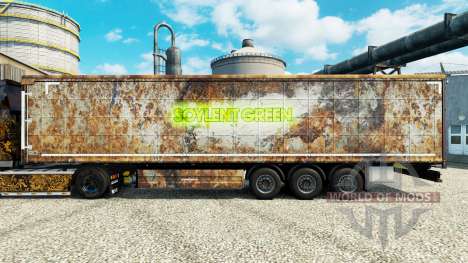 La peau Soylent Green pour les remorques pour Euro Truck Simulator 2