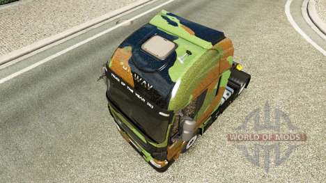 Camo peau pour Iveco tracteur pour Euro Truck Simulator 2