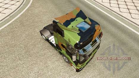 La peau Camo sur camion Mercedes-Benz pour Euro Truck Simulator 2