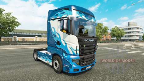 Blue Flame-skin für die Scania R700 truck für Euro Truck Simulator 2