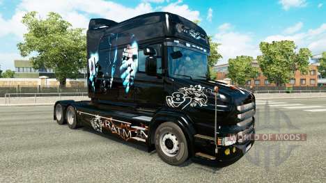 Batman-skin für den truck Scania T für Euro Truck Simulator 2
