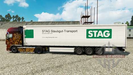 Peau de Cerf Staubgut de Transport de semi-remor pour Euro Truck Simulator 2