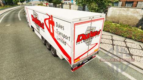 Dukes Transport skin für Trailer für Euro Truck Simulator 2
