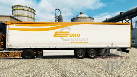 Haut Eurocement Gruppe über semi für Euro Truck Simulator 2