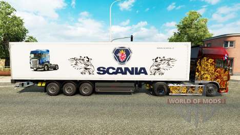 La peau Scania pour les remorques pour Euro Truck Simulator 2