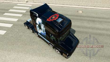 White Cheetah-Haut-für truck Scania T für Euro Truck Simulator 2