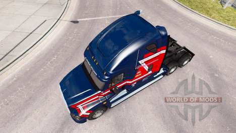 Скин Transporteurs de Fret на Freightliner Casca pour American Truck Simulator