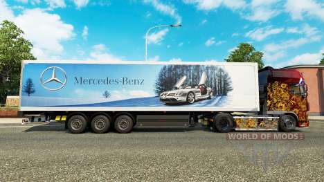La peau Mercedes-Benz semi-remorques pour Euro Truck Simulator 2