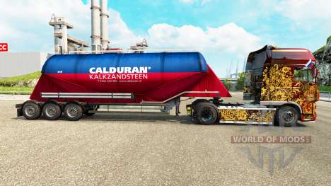Haut Calduran Zement semi-trailer für Euro Truck Simulator 2