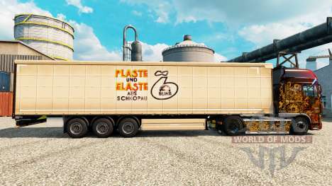 Haut Plaste und Elaste für Anhänger für Euro Truck Simulator 2