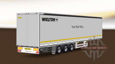 Rideau semi-remorque Wielton v1.1 pour Euro Truck Simulator 2