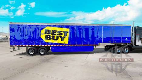 Haut am Besten Kaufen Vorhang semi-trailer für American Truck Simulator