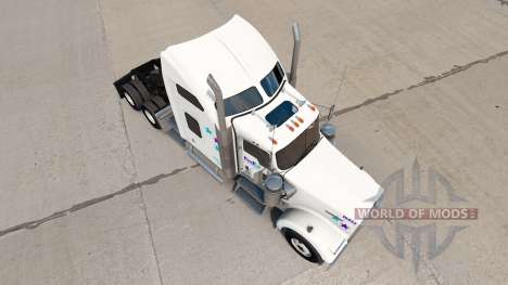 Скин FedEx Custom Critical на Kenworth W900 pour American Truck Simulator