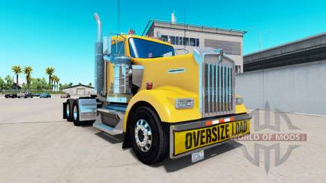 Pare-chocs Oversize Load pour le Kenworth W900 pour American Truck Simulator
