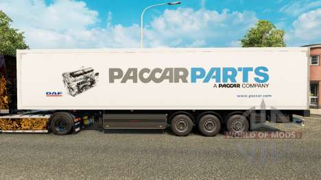 La peau Paccar Pièces pour remorques pour Euro Truck Simulator 2