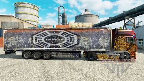 La DARPA de la peau pour les remorques pour Euro Truck Simulator 2