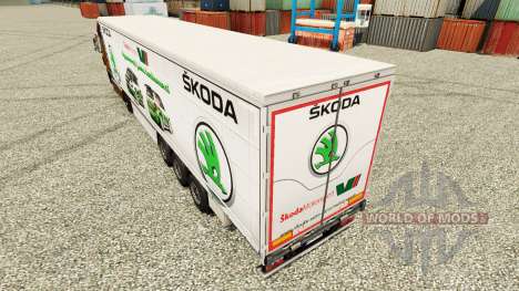 Škoda de la peau pour les remorques pour Euro Truck Simulator 2